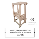 Torre de aprendizaje mdf sin tornillos
