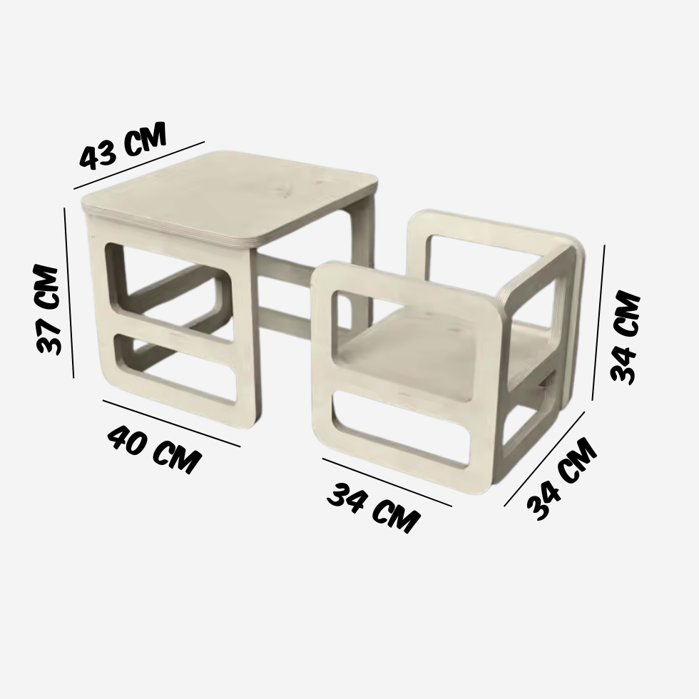 Silla y Mesa Montessori