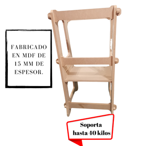 Torre de aprendizaje mdf sin tornillos